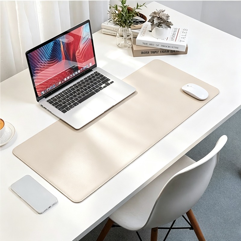 Leather Desk Pad - 1 adet Büyük Boy, Suni Deri