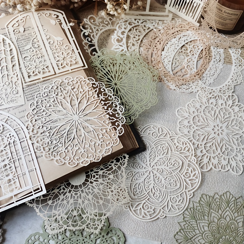10 adet Vintage Dantel Içi Boş - Ink Blotter Paper incelemesi ve fiyatı