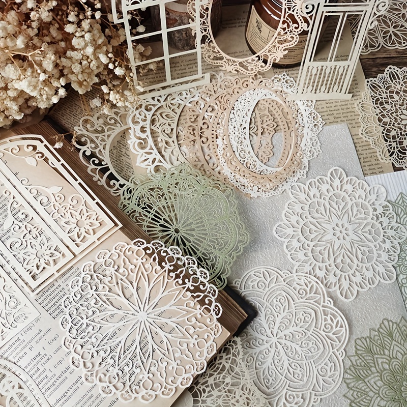 10 adet Vintage Dantel Içi Boş - Ink Blotter Paper incelemesi ve fiyatı
