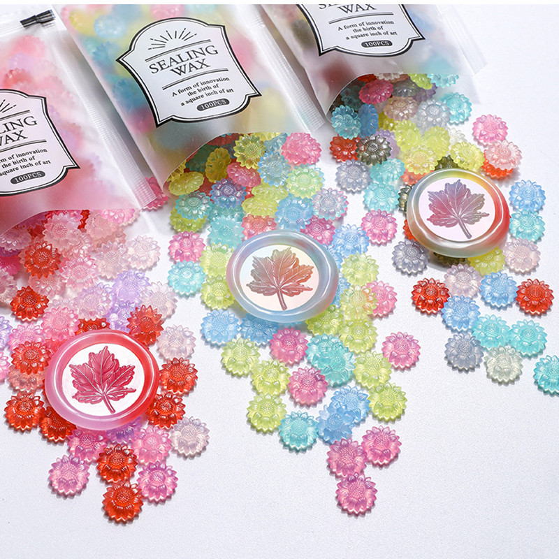 100 adet Saydam Ayçiçeği Sızdı - Wax Seal Stamp Set incelemesi ve fiyatı